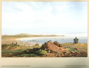 Carlo Bossoli. Bahía de Kerch desde el monte Mitrídates